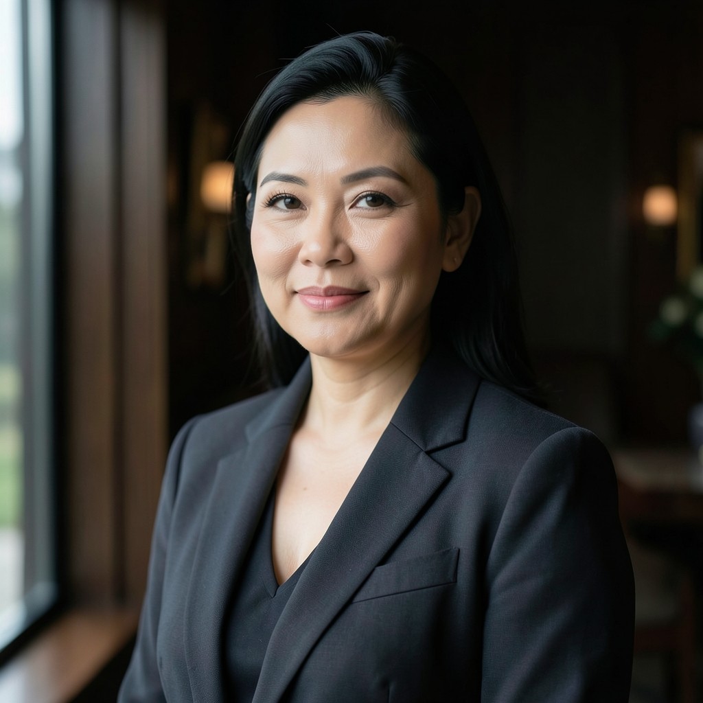 Portrait of Anong Srisawat in a calm professional setting